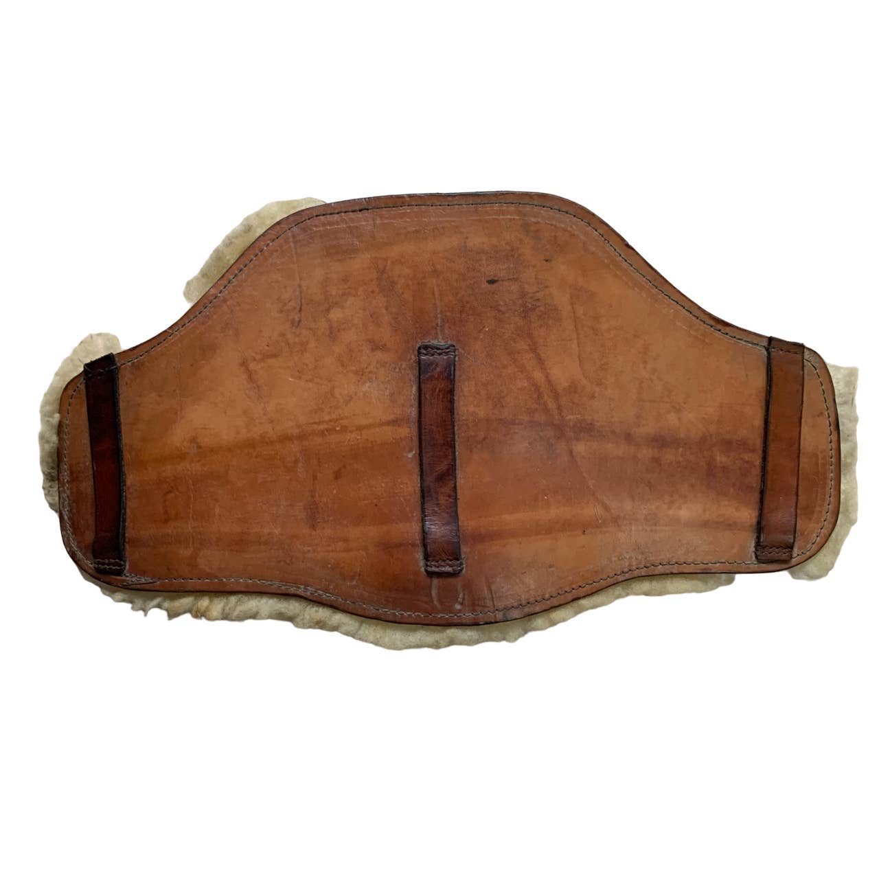 Leather Fleece-Lined Belly Guard Girth Attachment