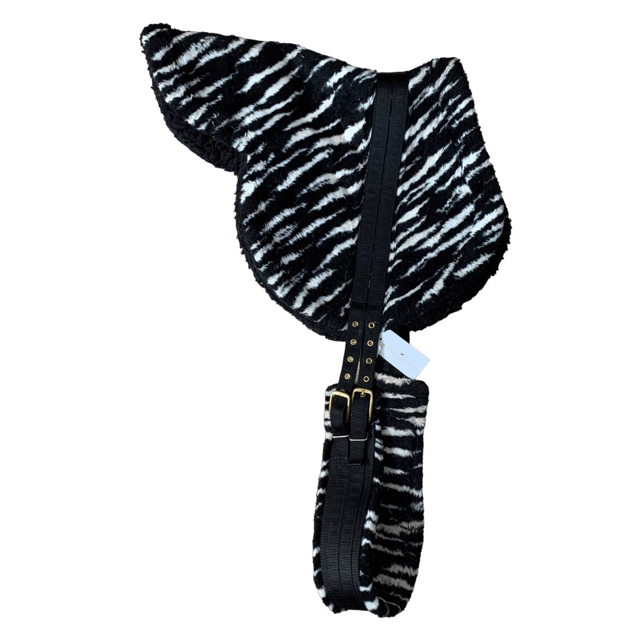 Fleece Bareback Pad in Zebra Print