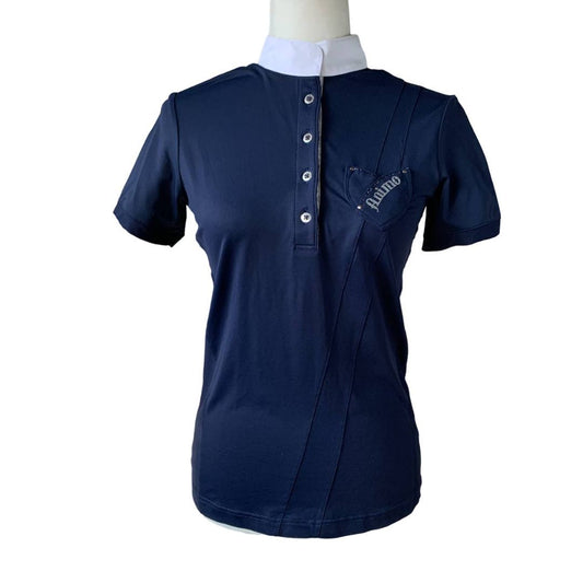 Animo Competition Show Shirt in Navy - Woman's I-42 (Medium)