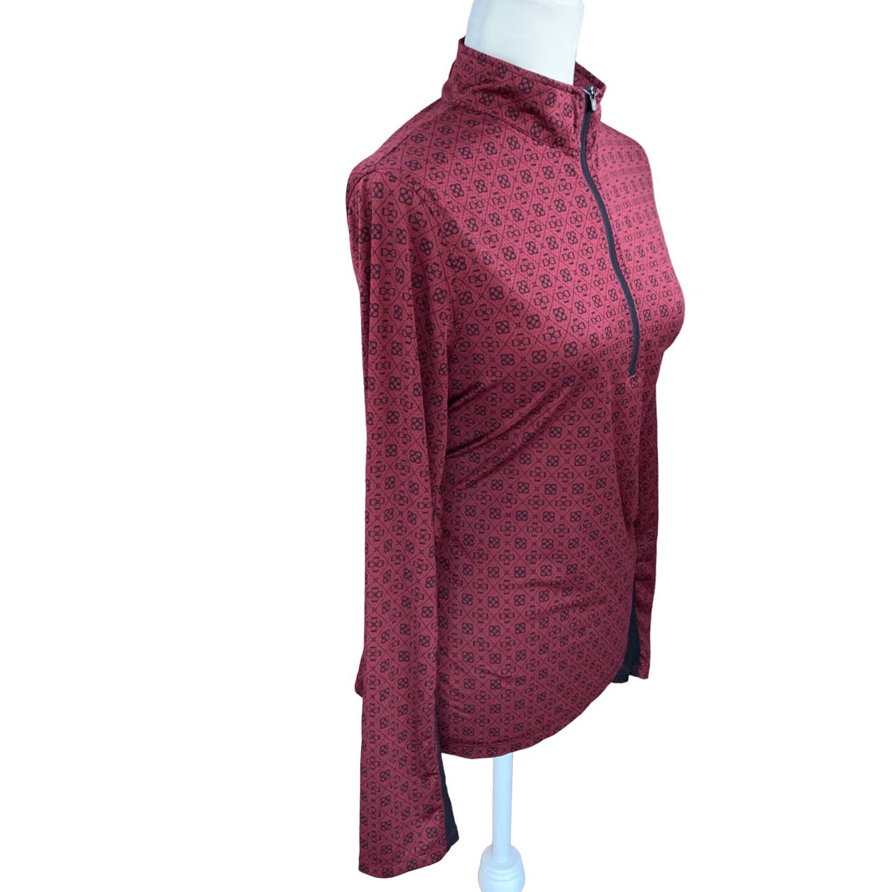 Kerrits Ice Fil Lite Riding Shirt in Red - Woman's Large