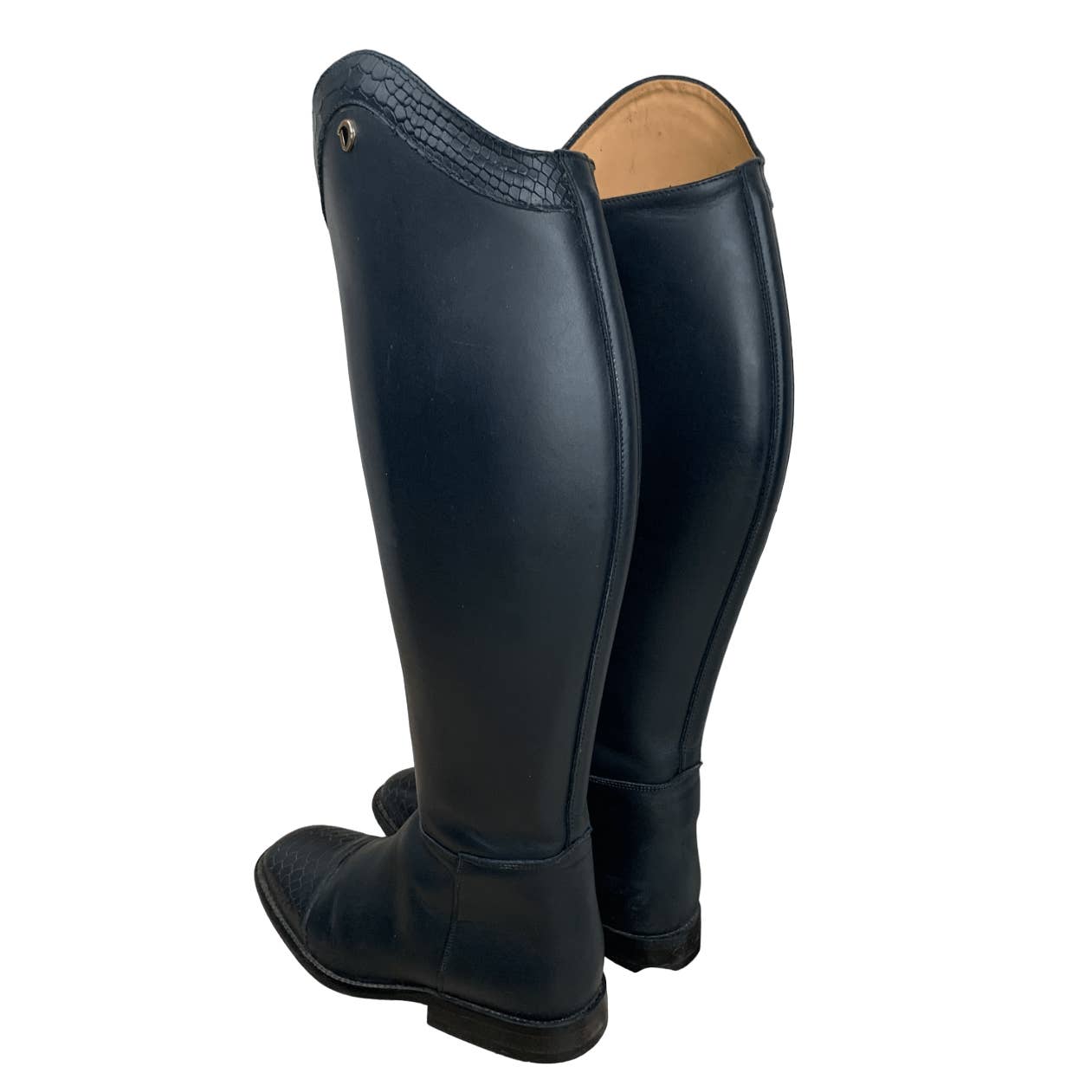 Derby Custom Dress Boots in Dark Navy - Woman's US 8.5-9