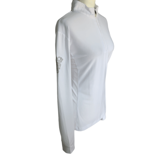 ROMFH Lace Pirouet Show Shirt in White -Woman&apos;s X-Large