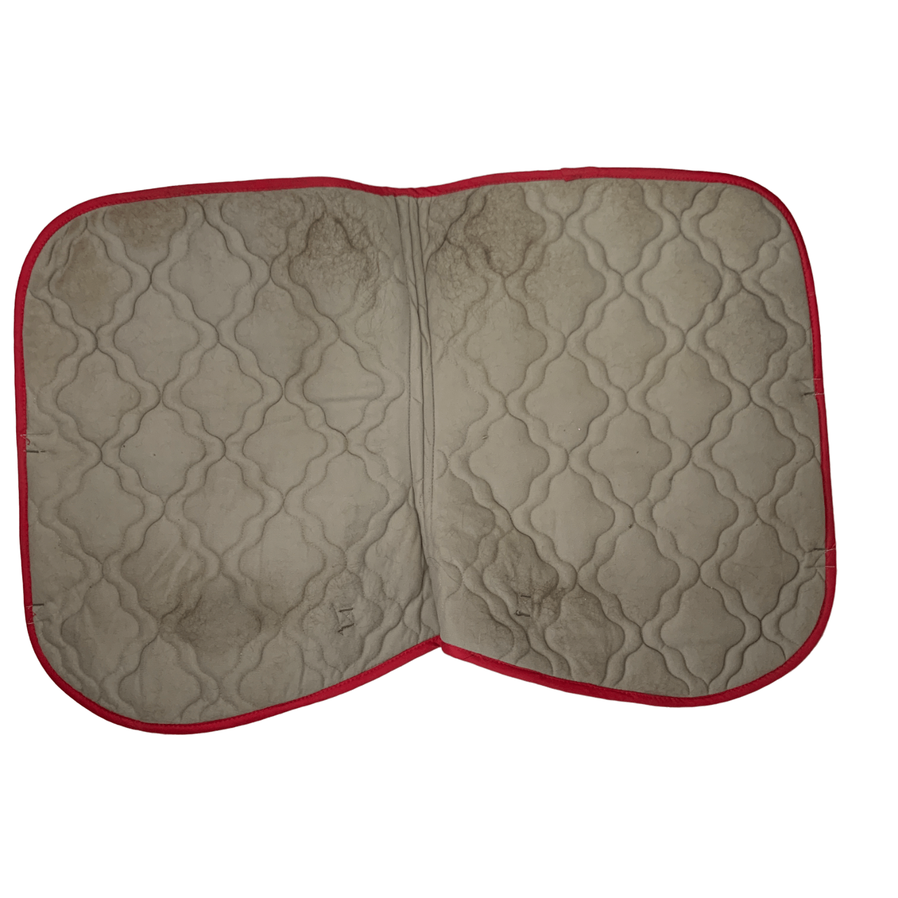 Roma 'Wick Easy' Quilted Dressage Saddle Pad in Brown - Full