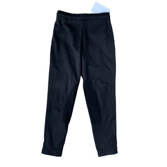 Winter Riding Tights in Black - Youth Small