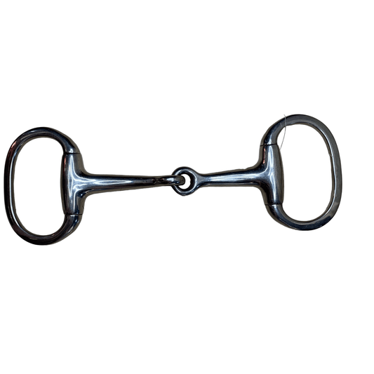 Eggbutt Snaffle in Stainless Steel - 4 1/4"