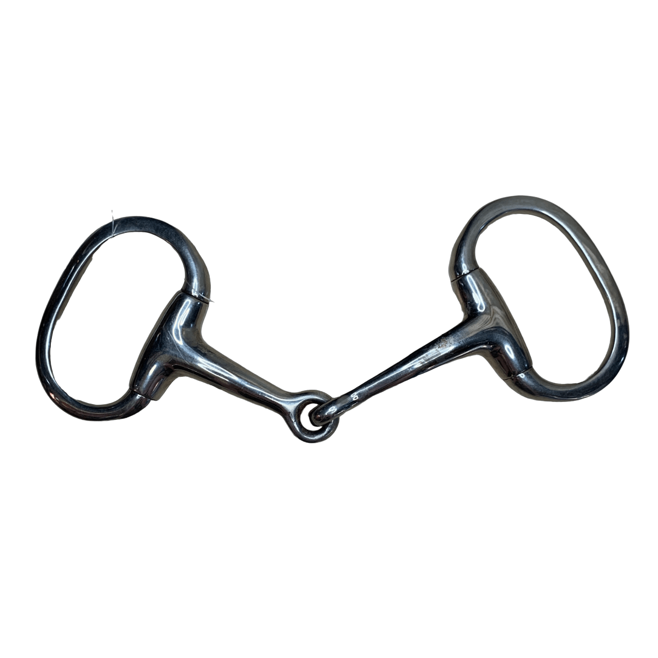 Eggbutt Snaffle in Stainless Steel - 4 1/4"