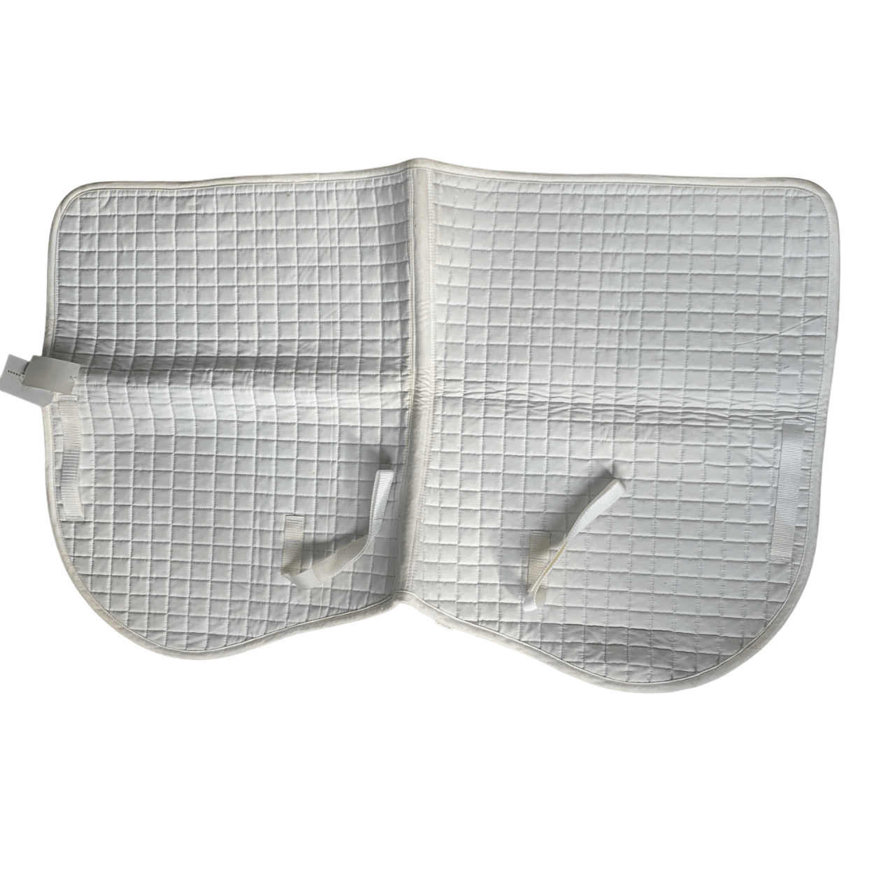 Dog N Pony Dressage Saddle Pad in White - Full