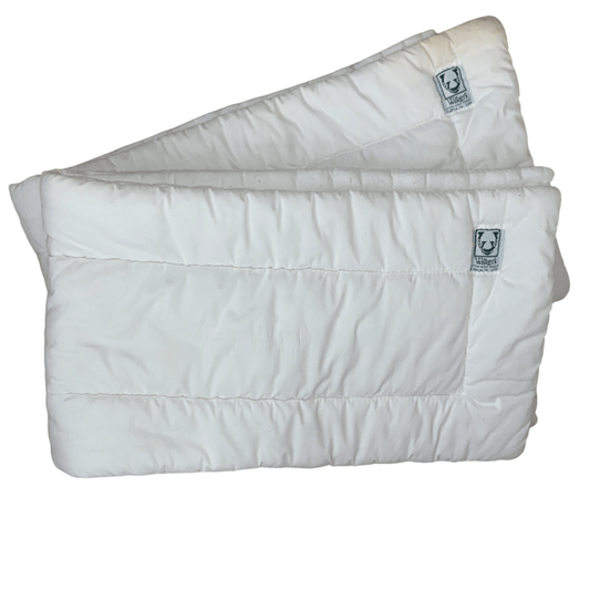 Wilker's Broadcloth Leg Wraps in White - 10"