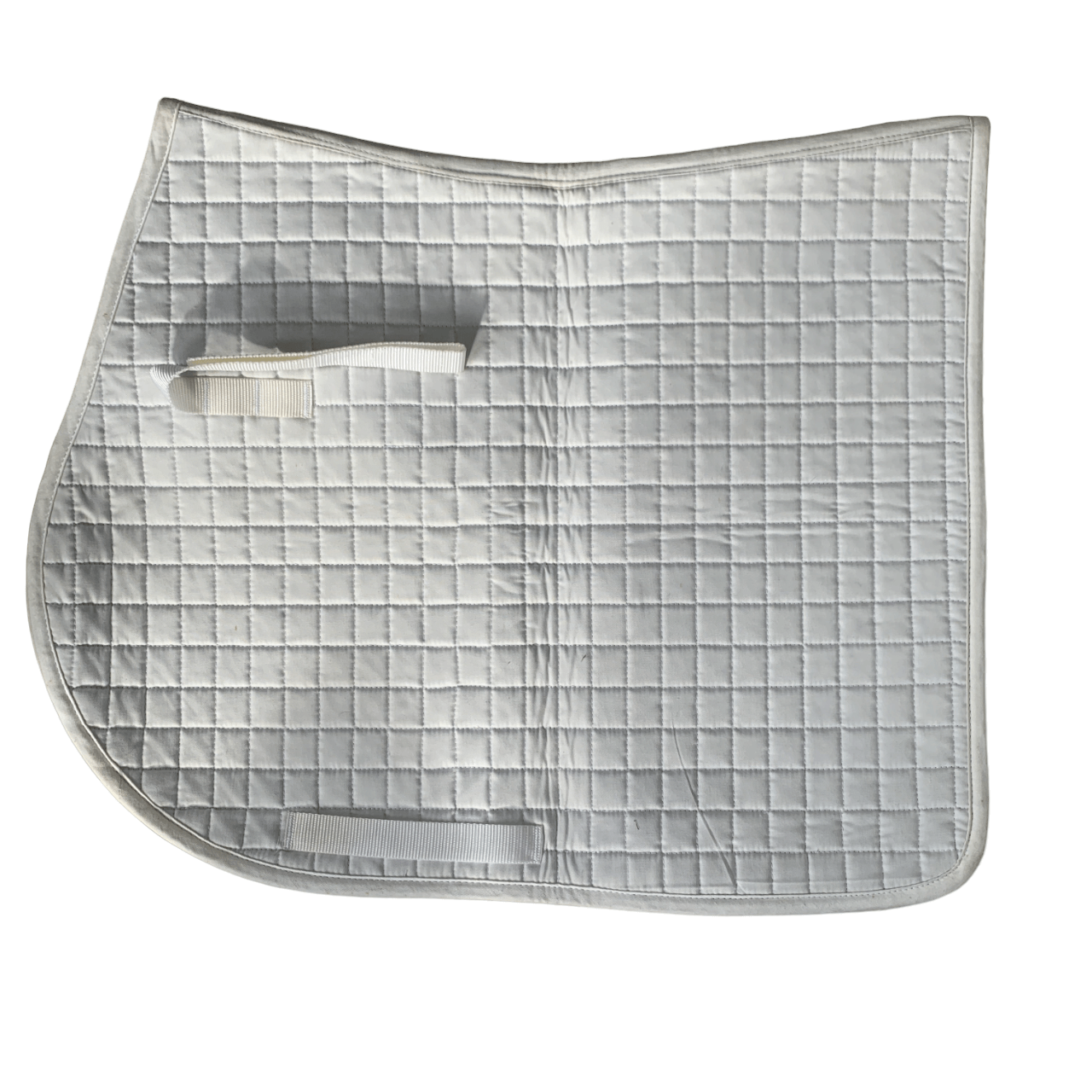 Dog N Pony Dressage Saddle Pad in White - Full