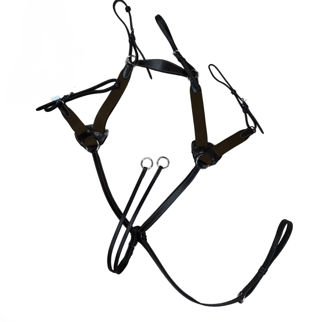Nunn Finer 5-Way Breastplate in Havana - Full