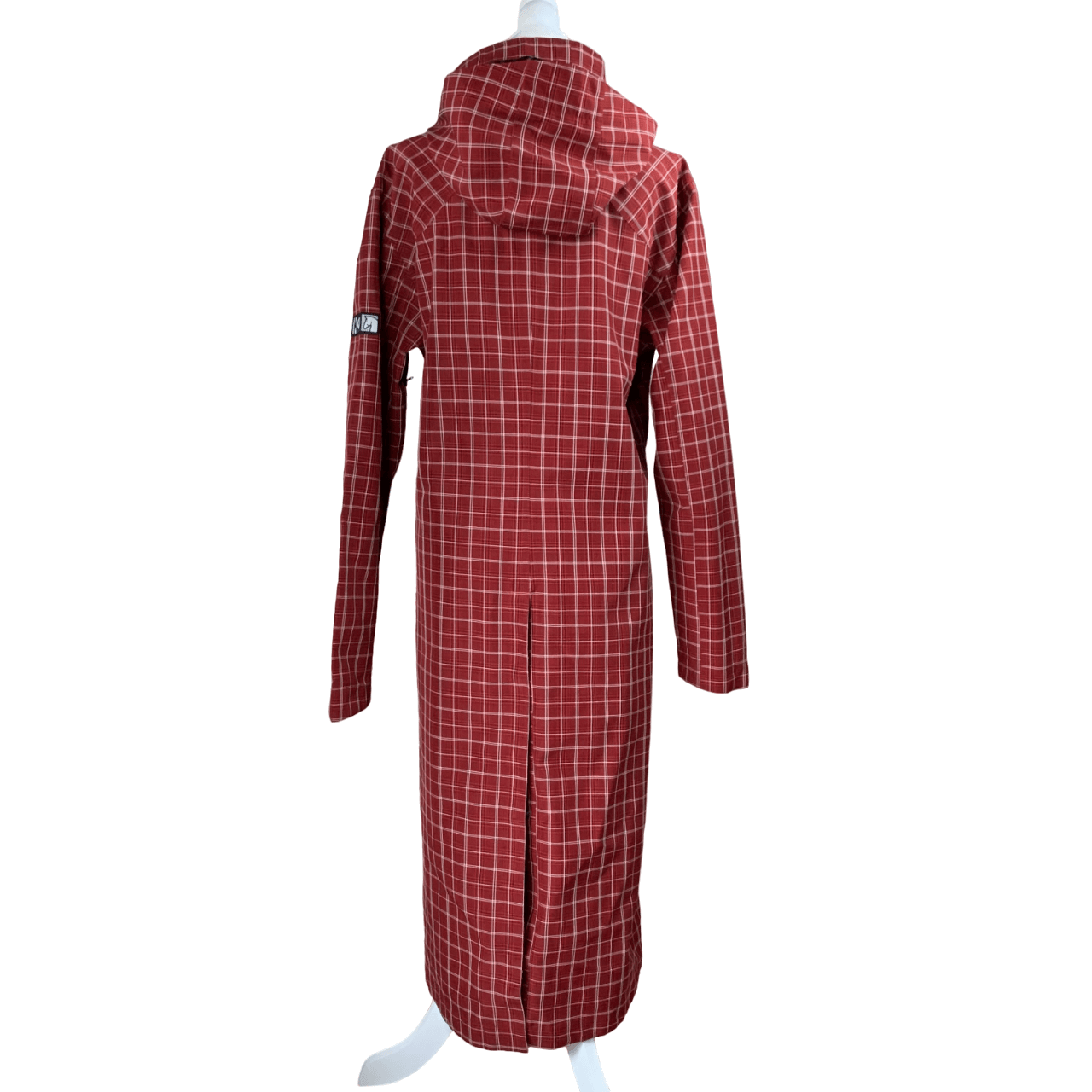 Kerrits Longline Coaches Coat in Red Plaid - Woman's X-Large