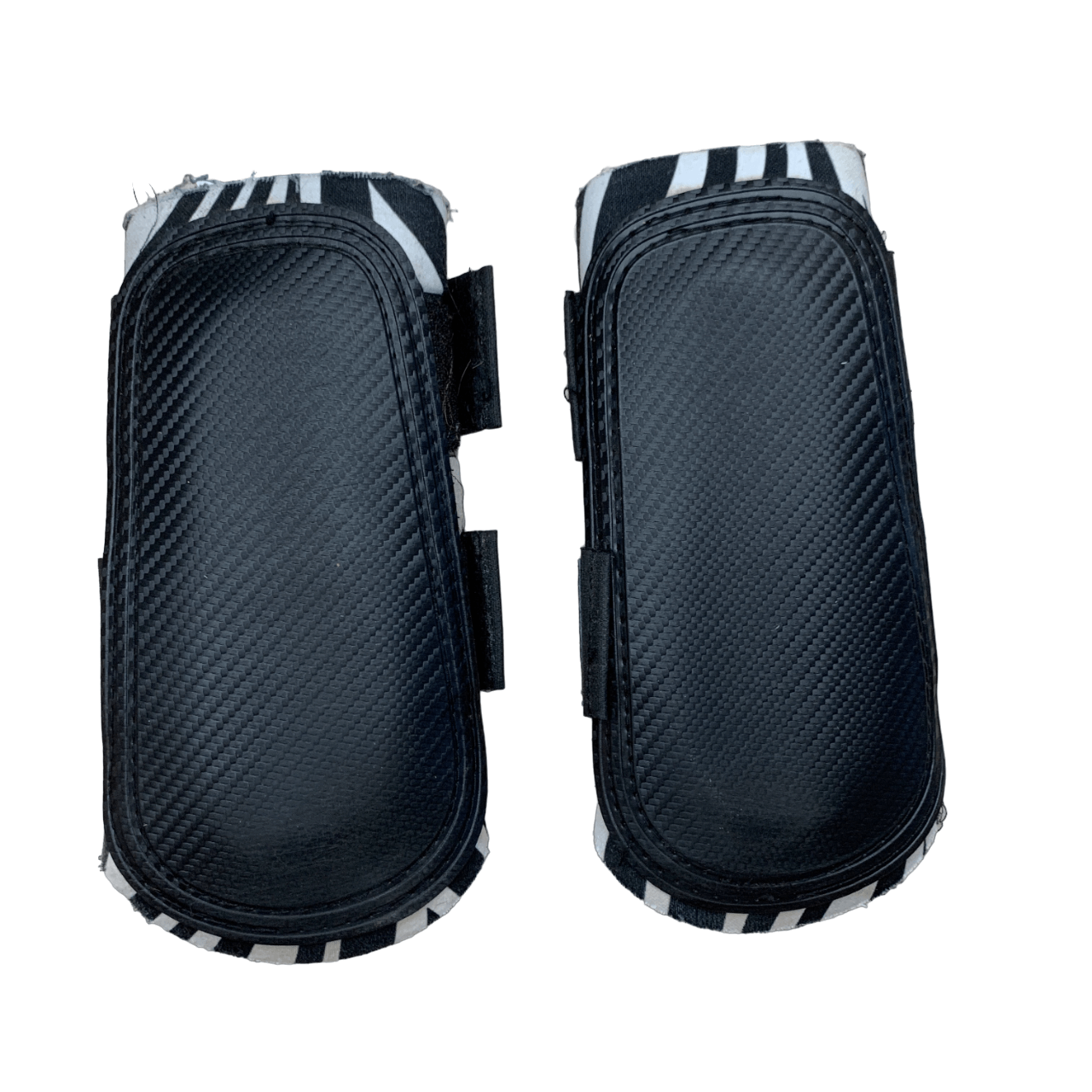 Woof Wear 'Sport Range' Brushing Boots in Zebra Print - Medium
