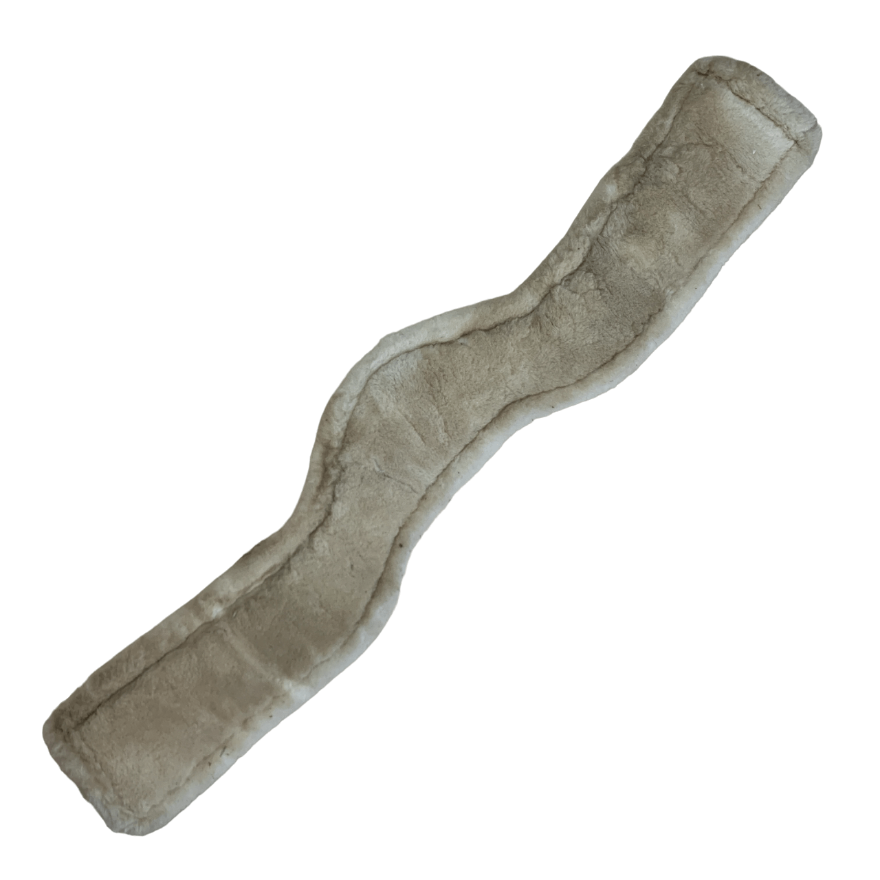 Total Saddle Fit 'Shoulder Relief' Wool Fleece Cinch in Brown - 34"