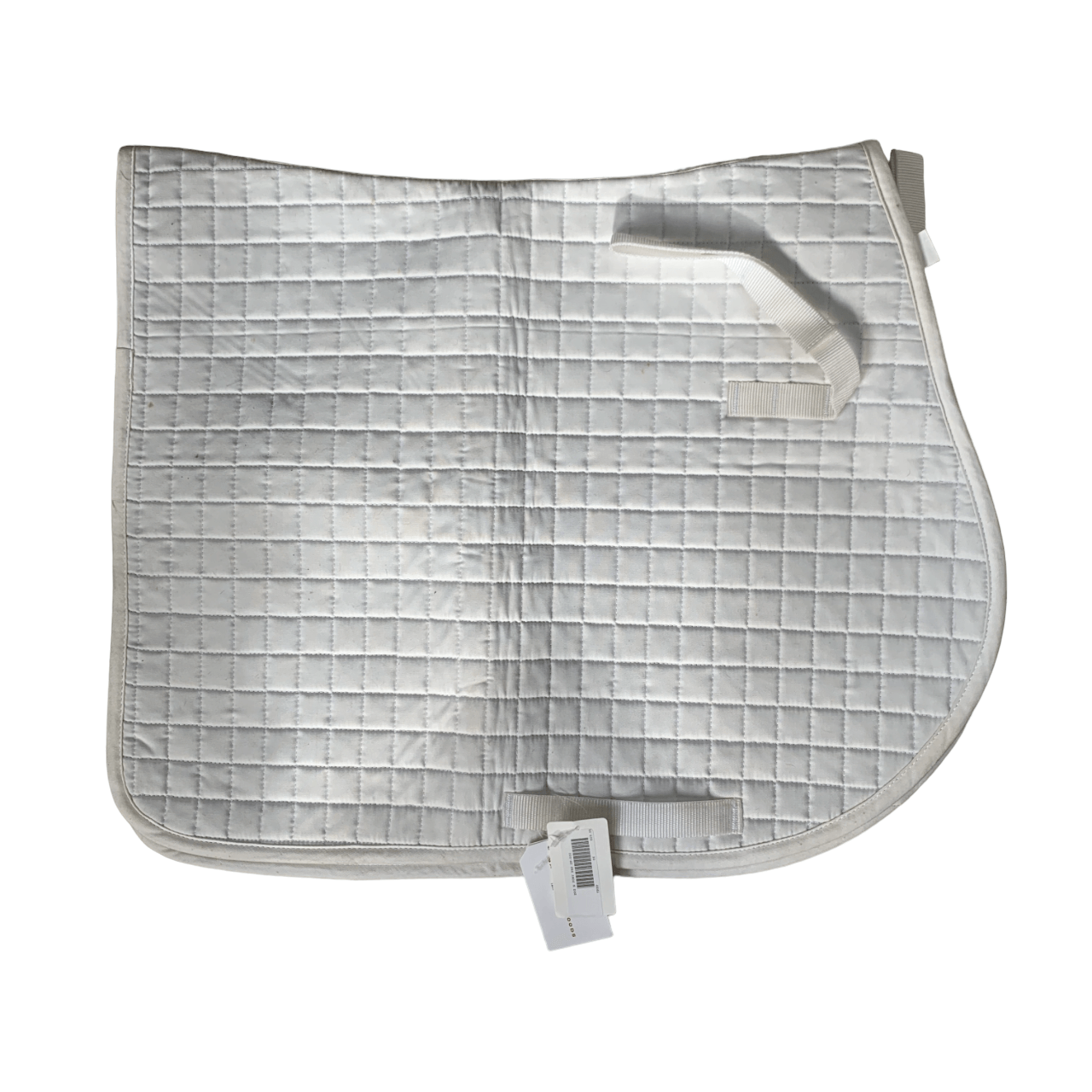 Dog N Pony Dressage Saddle Pad in White - Full