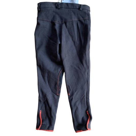 ELT 'Anthracite' Knee Patch Breeches in Grey - Youth 8