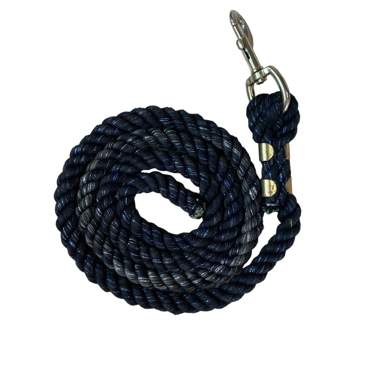 Cotton Lead Rope in Blue - 67"