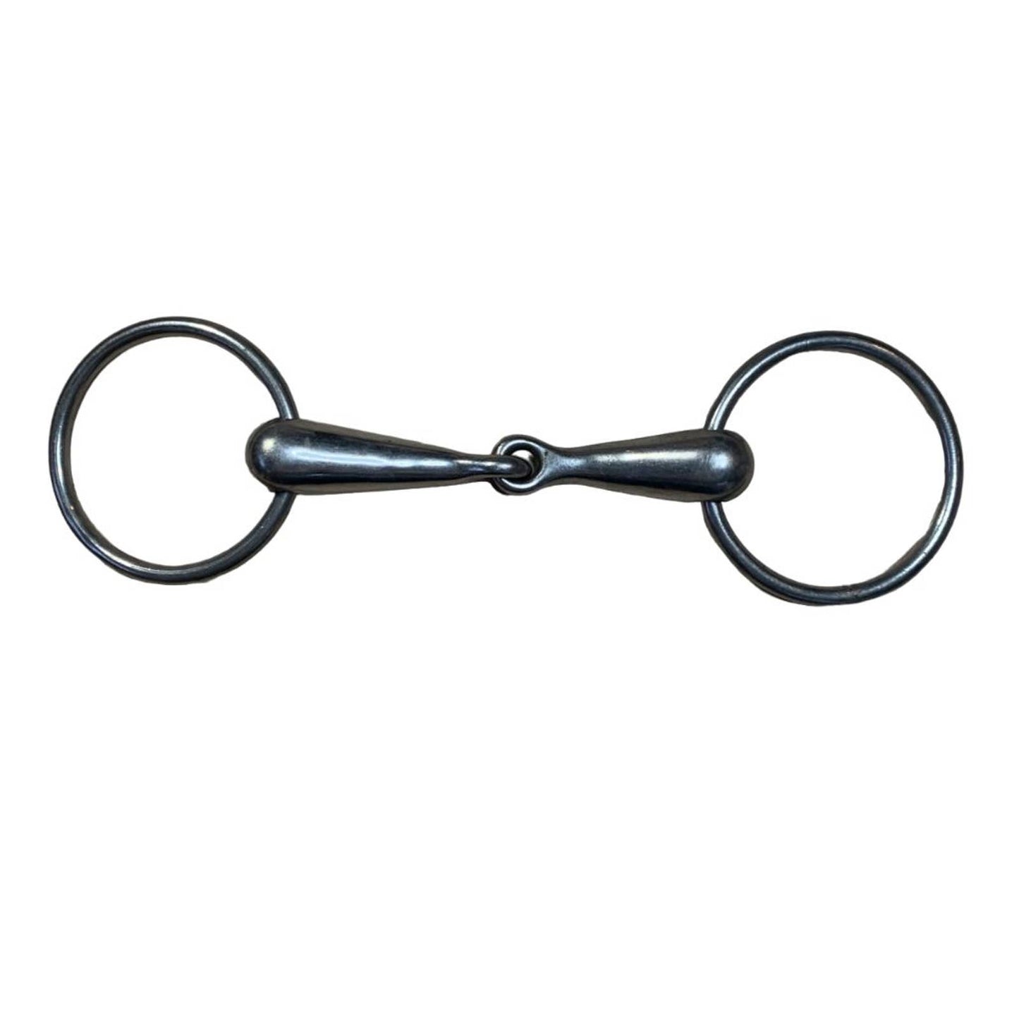 Hollow Loose-Ring Snaffle in Stainless Steel - 5"