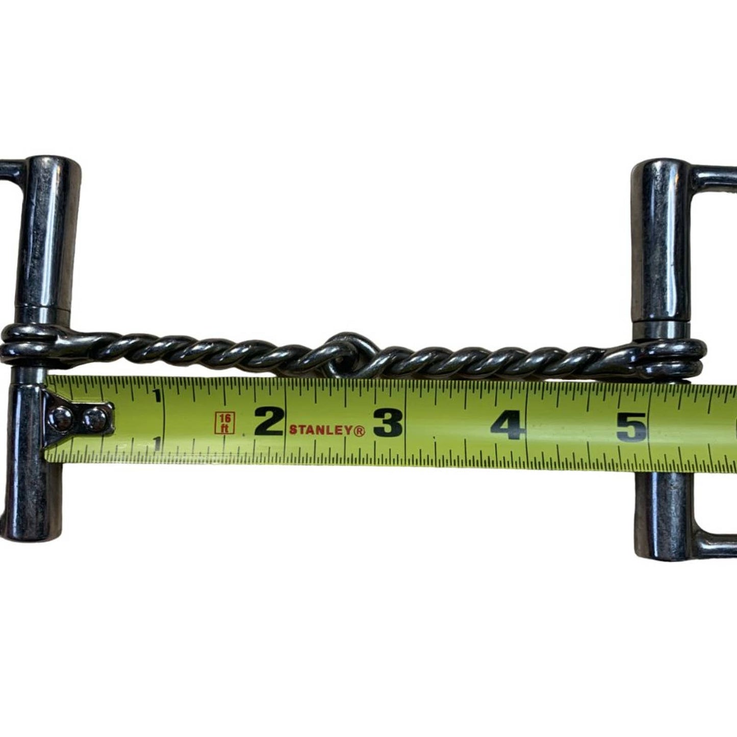 Centaur Twisted Wire Hunter Dee Snaffle in Stainless Steel - 5"