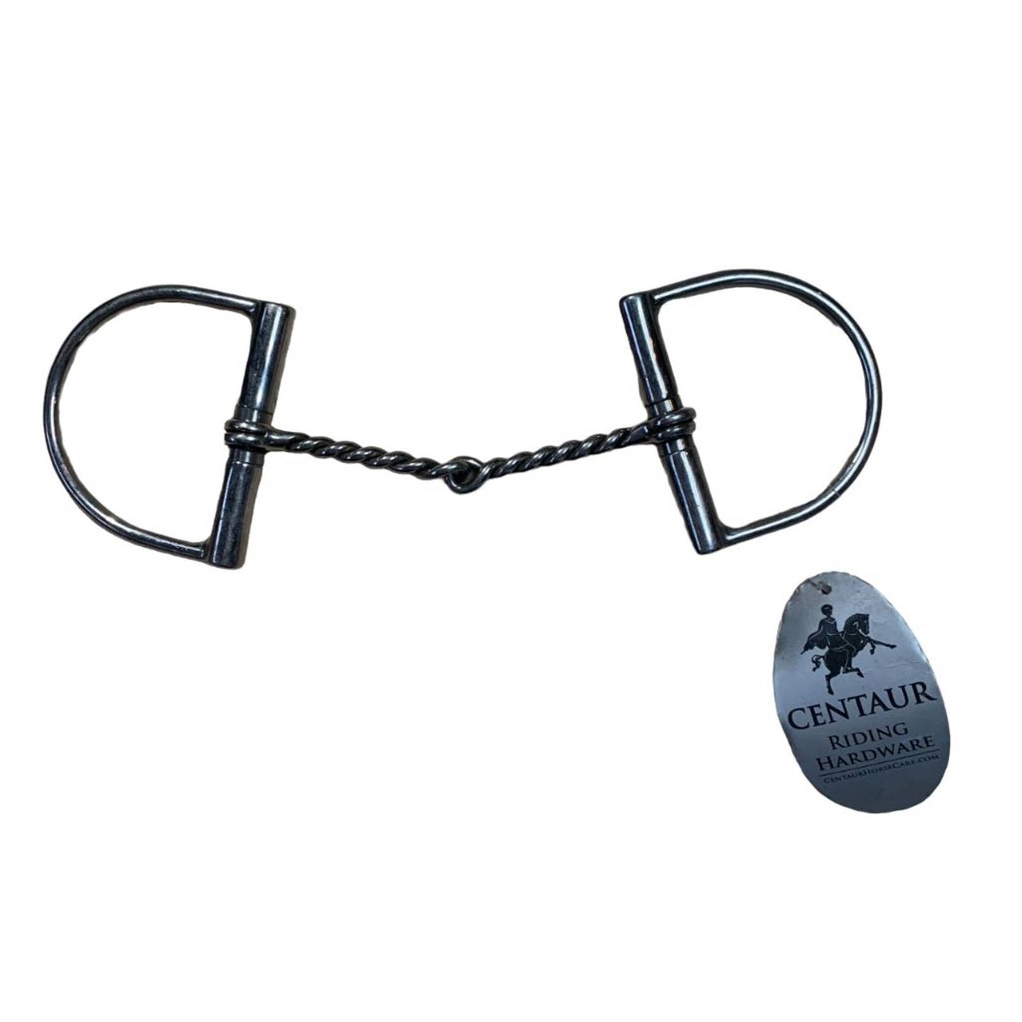 Centaur Twisted Wire Hunter Dee Snaffle in Stainless Steel - 5"