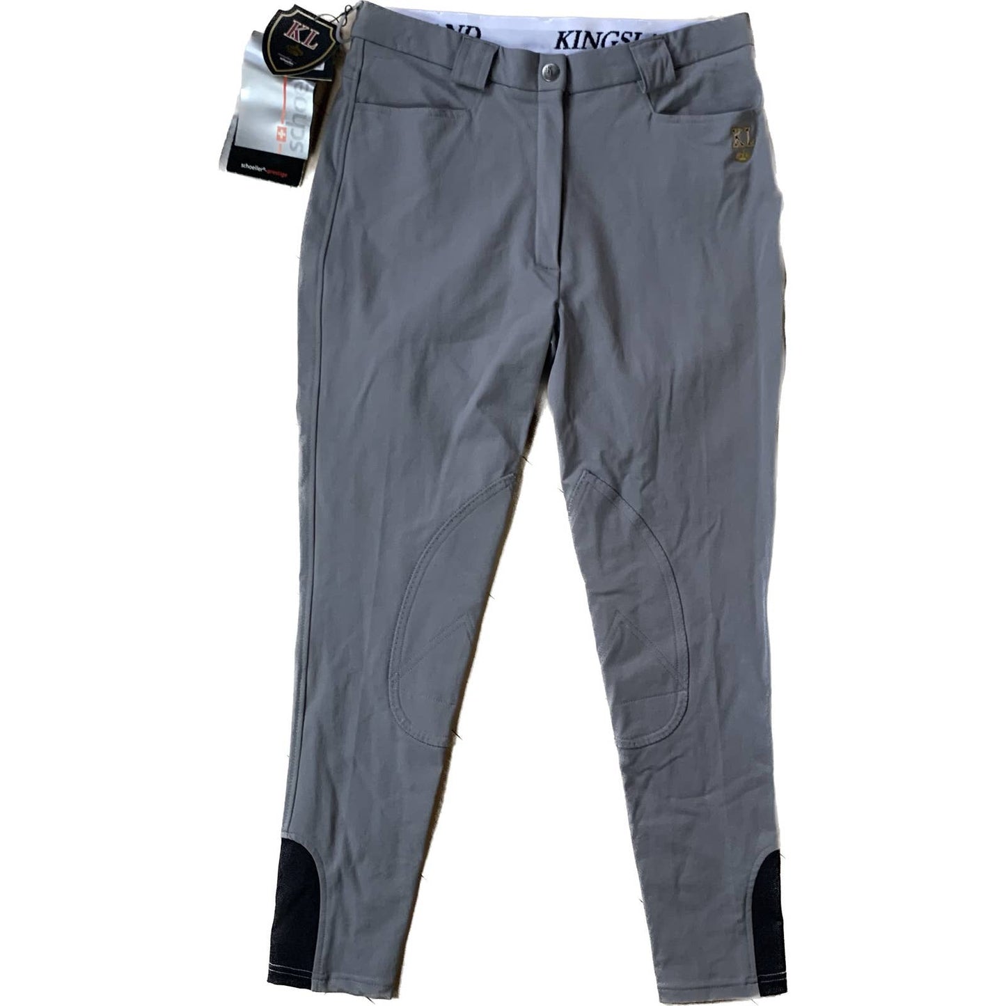Kingsland 'Kelly' Breeches in Grey - Woman's EU 42 (US 30)