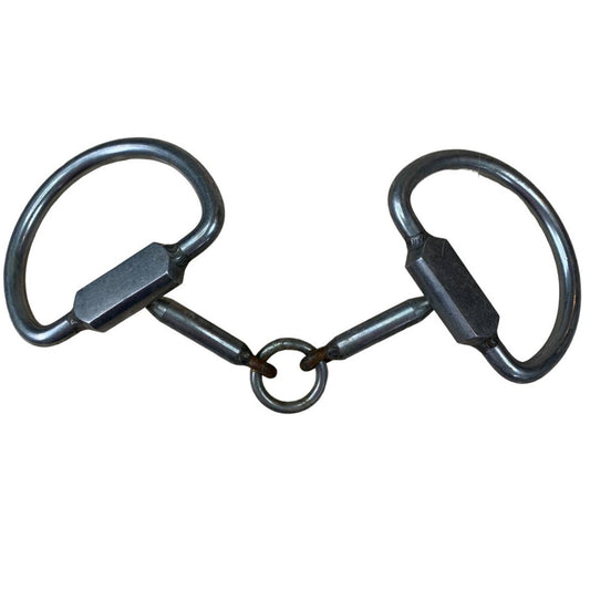 The Perfect Bit Ball & Socket Dee Ring Snaffle with Lifesaver - 5"