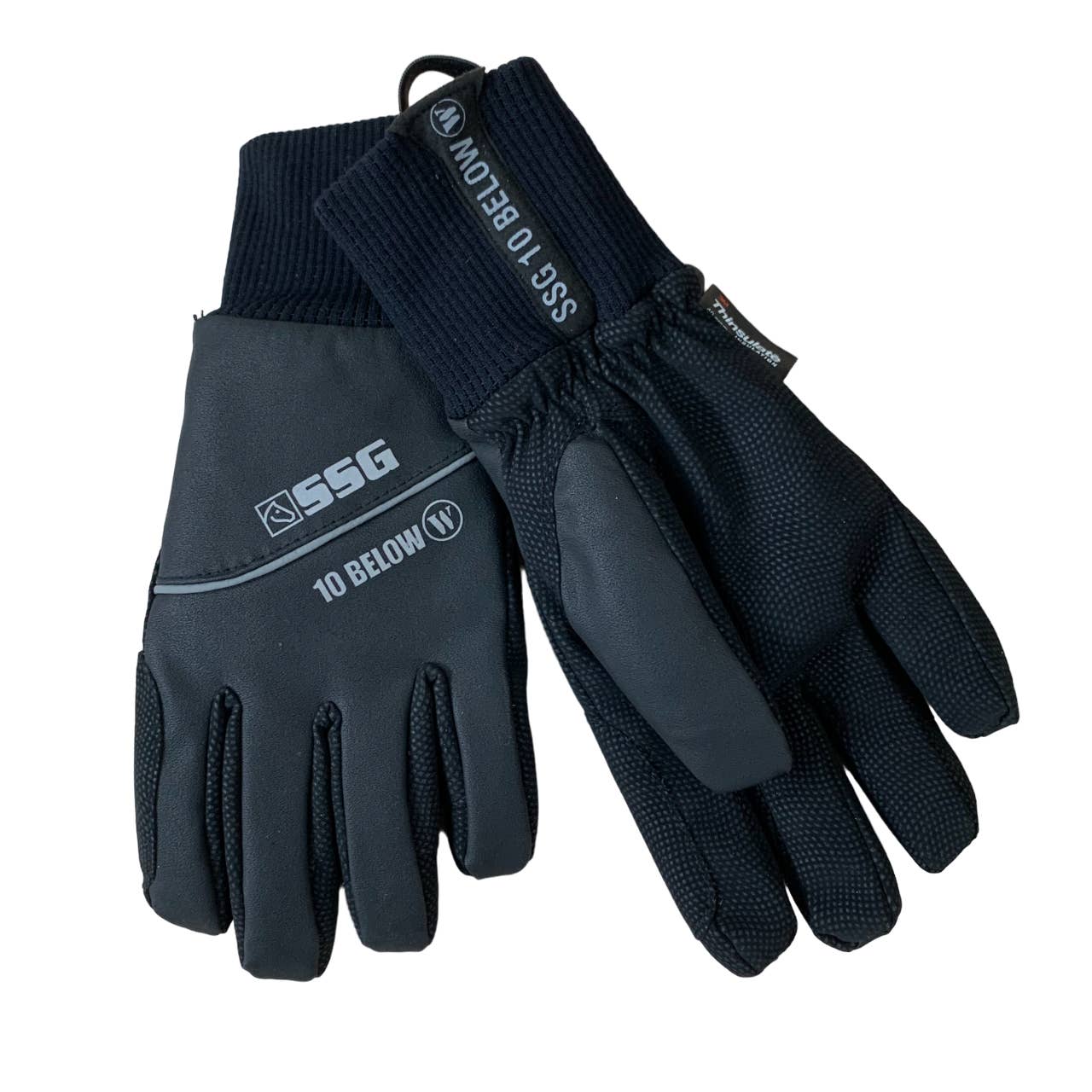 SSG 6400 10 Below Thinsulate Riding Gloves in Black - Woman's 8