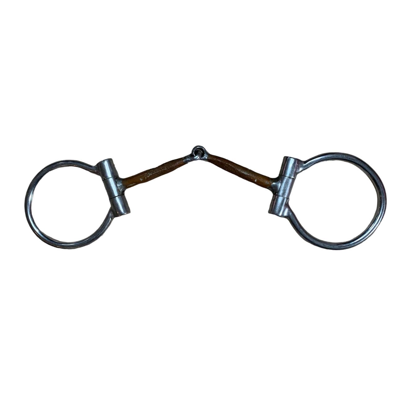 Copper Dee Ring Snaffle in Stainless Steel - 5"