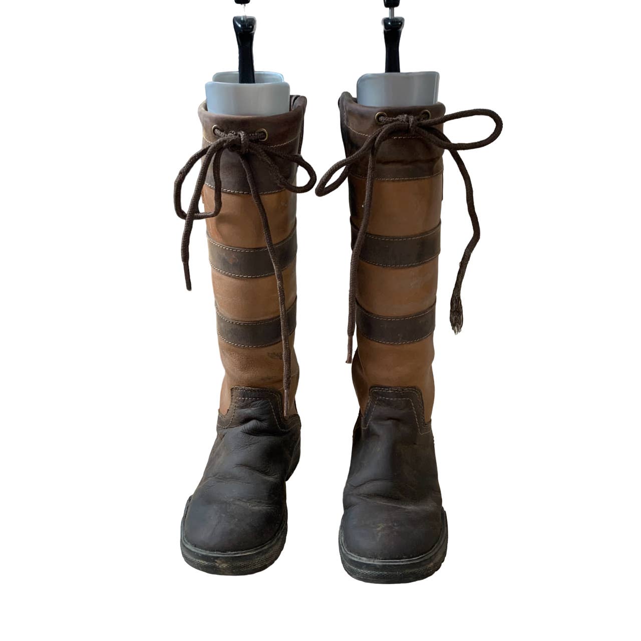 TuffRider 'Lexington' Riding Boots in Chocolate & Fawn - Youth 3