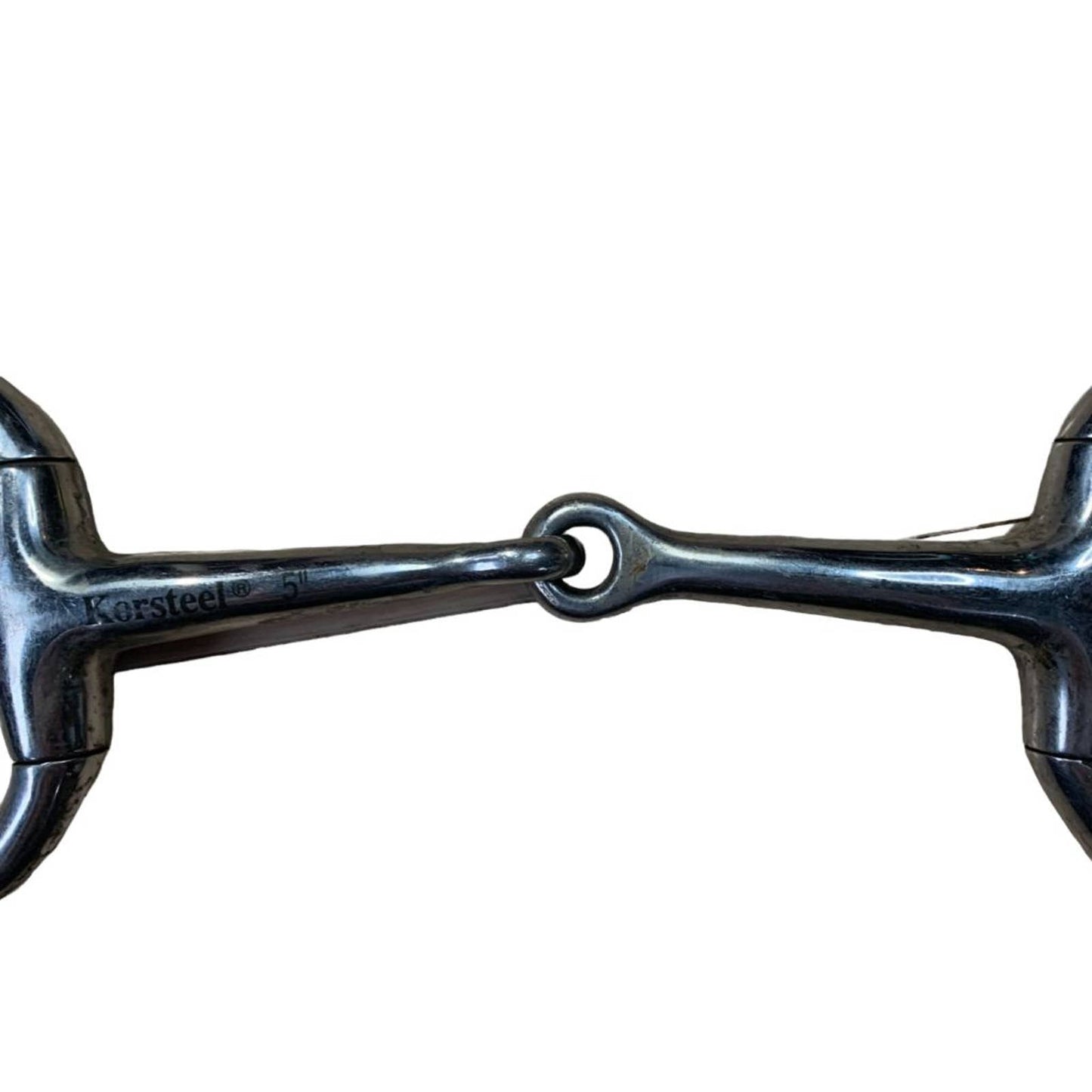 Korsteel Cheltenham Gag Eggbutt Snaffle in Stainless Steel - 5"
