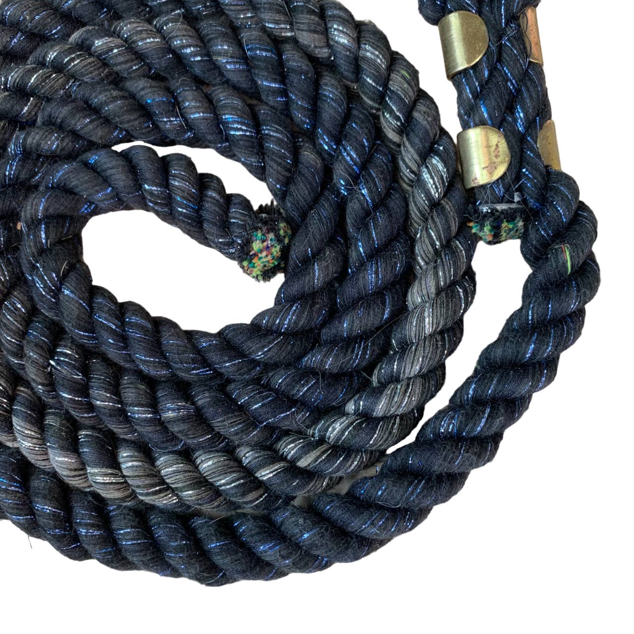 Cotton Lead Rope in Blue - 67"