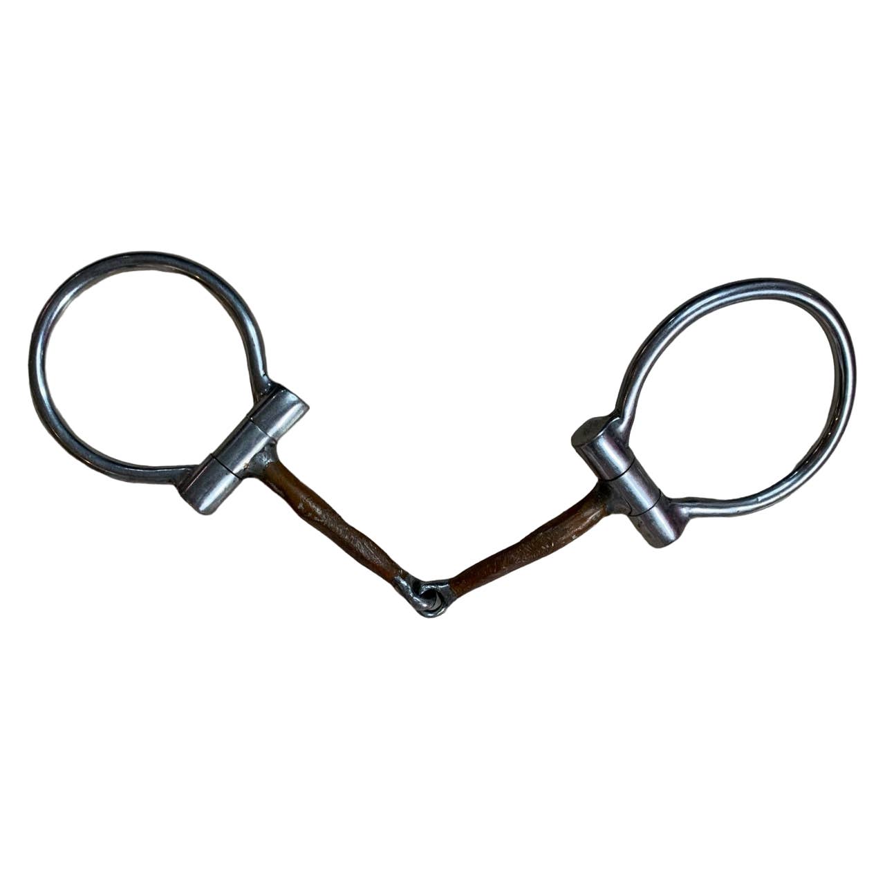 Copper Dee Ring Snaffle in Stainless Steel - 5"