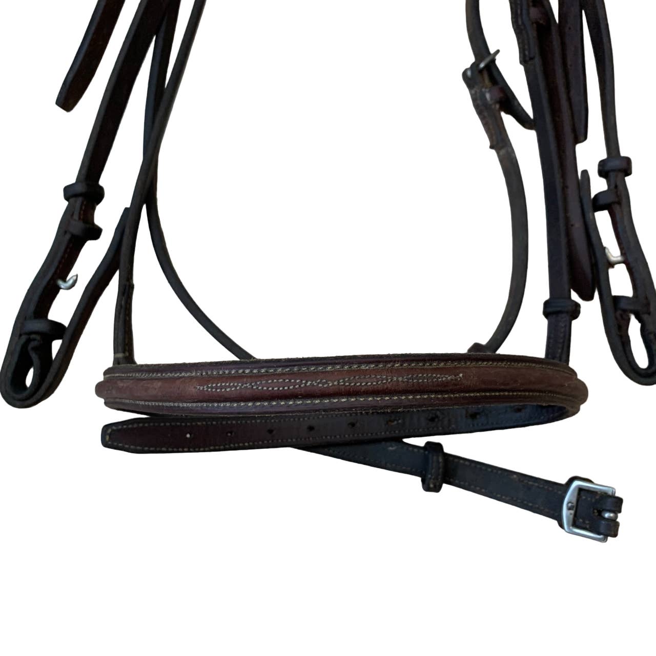Edgewood Raised Fancy Hunter Bridle in Brown - Full