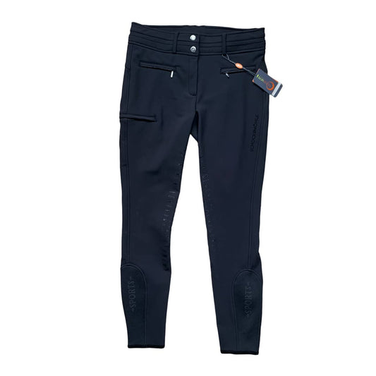 Schockemöhle 'Heather' Winter Full Seat Breech in Black - Woman's EU 46 (US 32)