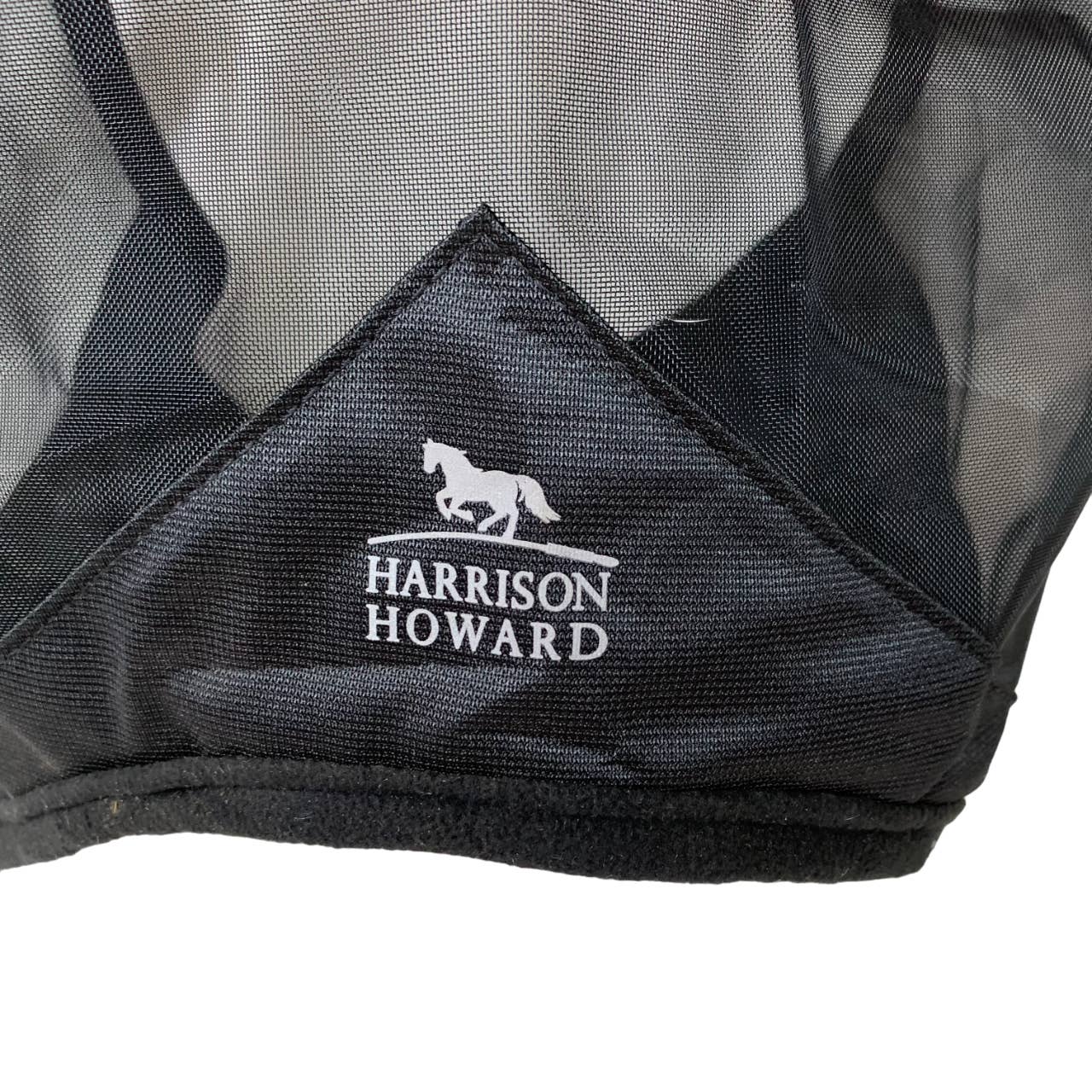 Harrison Howard 'Super Comfort' Fly Mask in Black - Extra Full