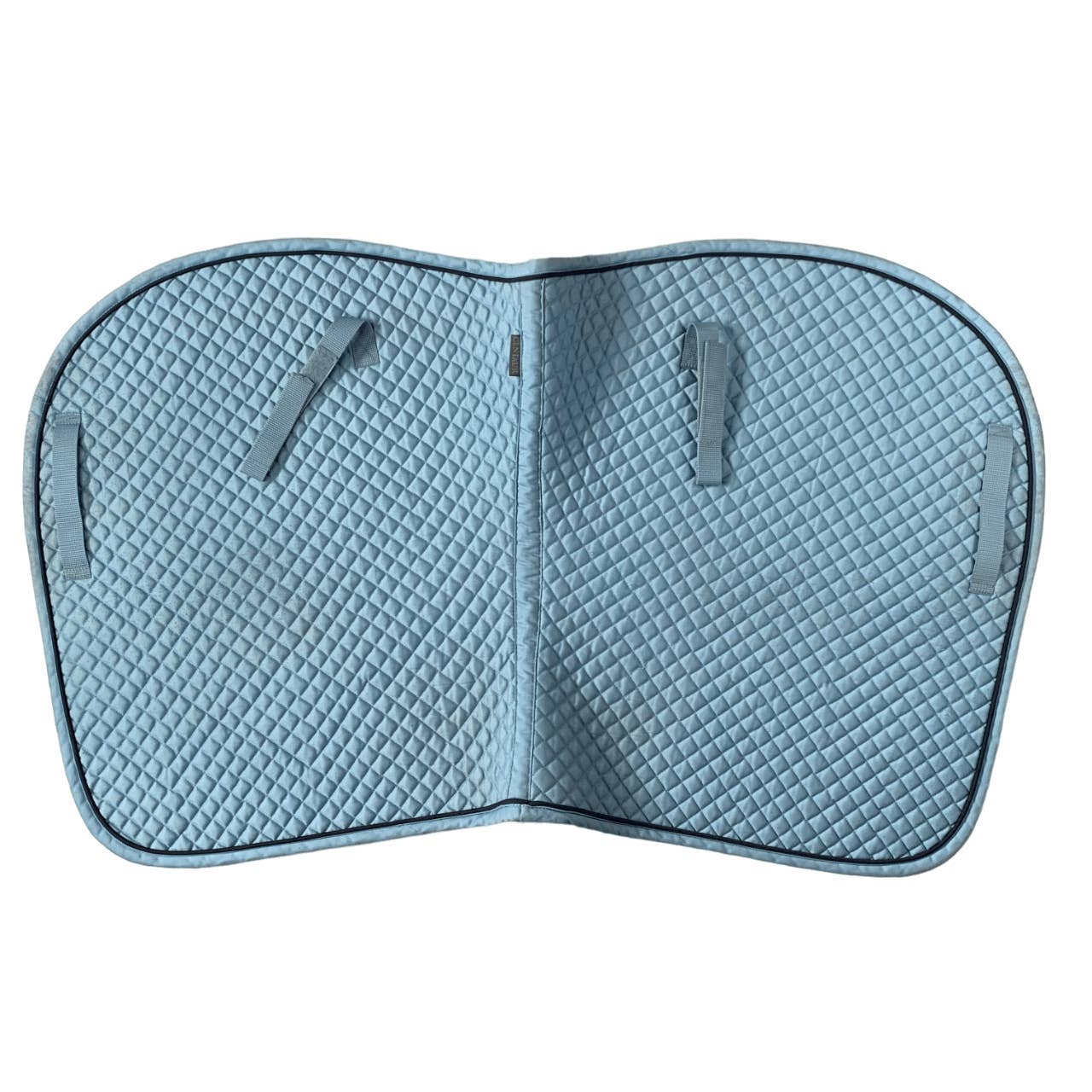 Centaur Quilted Dressage Saddle Pad in Blue - Full