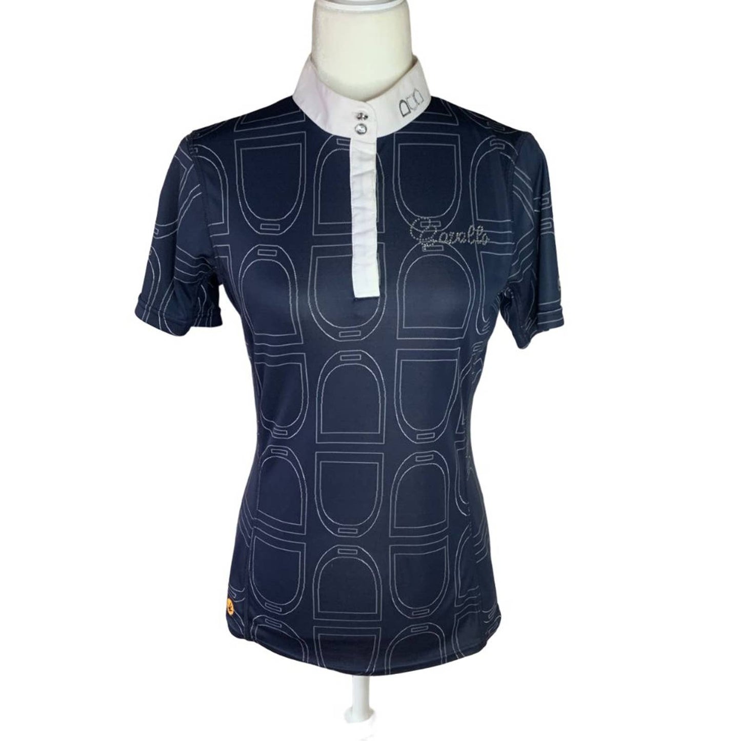 Cavallo Show Shirt in Navy - Woman's 10